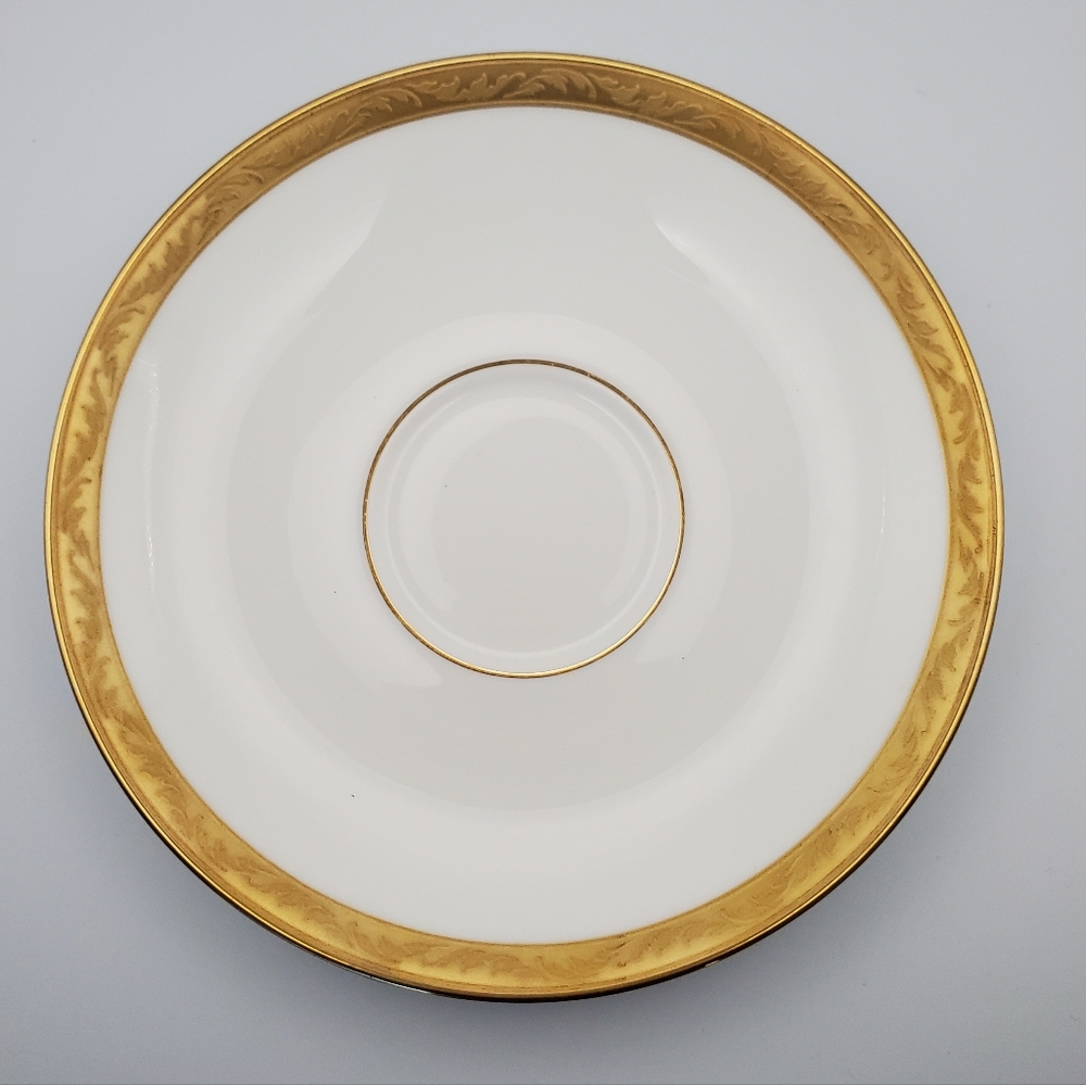 Lenox Landmark Gold White Saucer Single Replacement 6" Diameter
